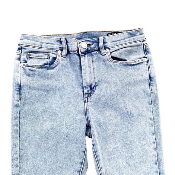 Blank NYC The Great Jones High Rise Skinny Jeans Super Light Wash Cropped 27 - Picture 3 of 12